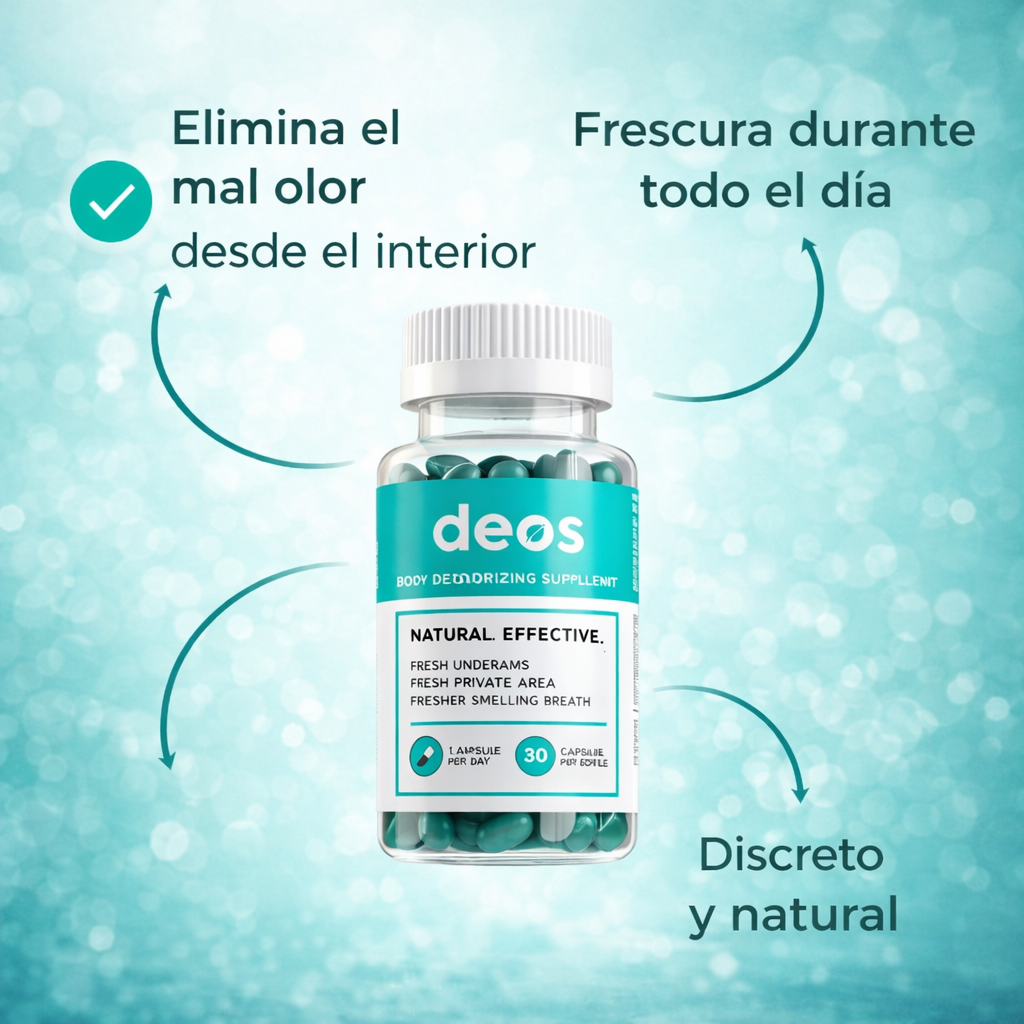 Deos Desodorizante: Neutraliza el olor corporal desde la raíz